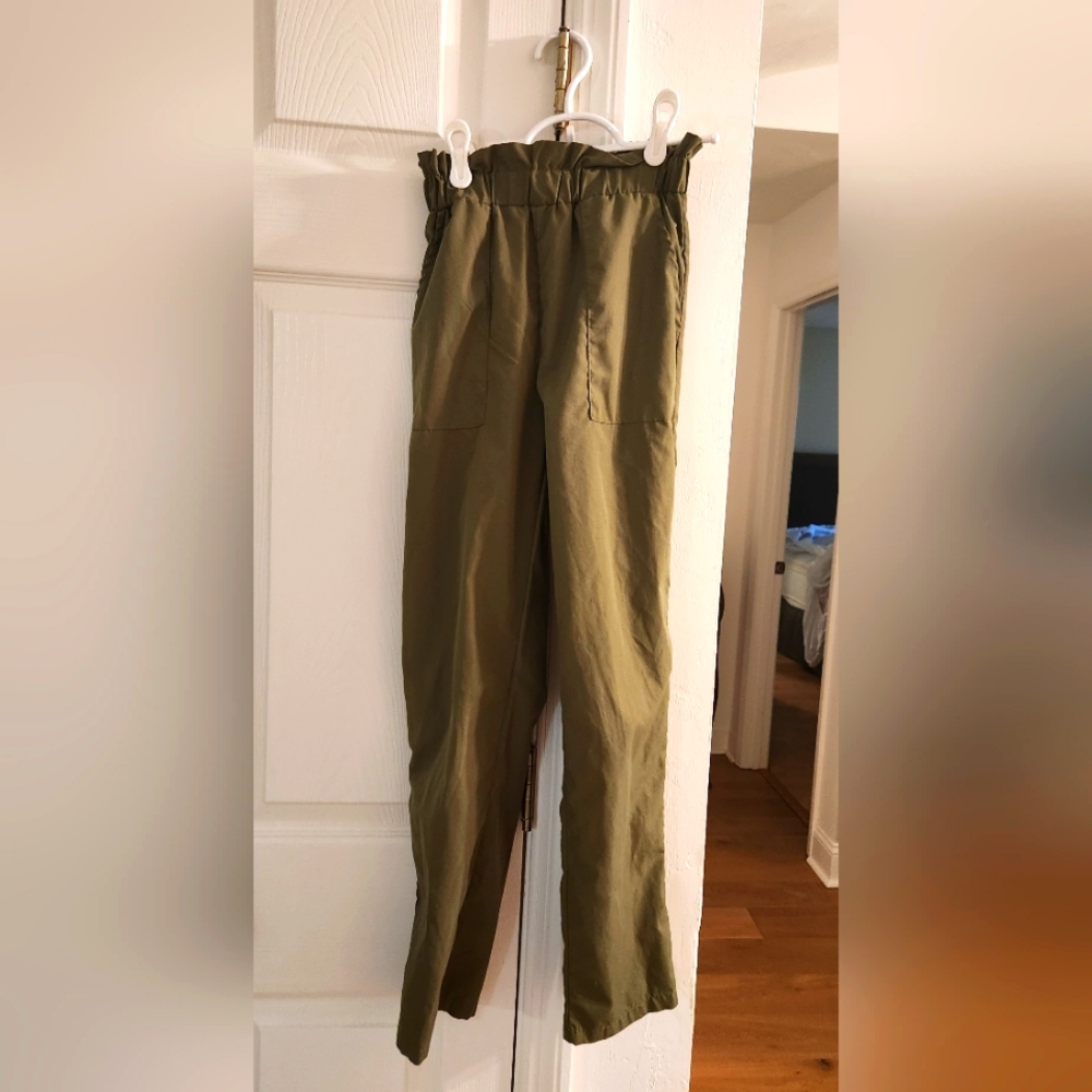 Green pants